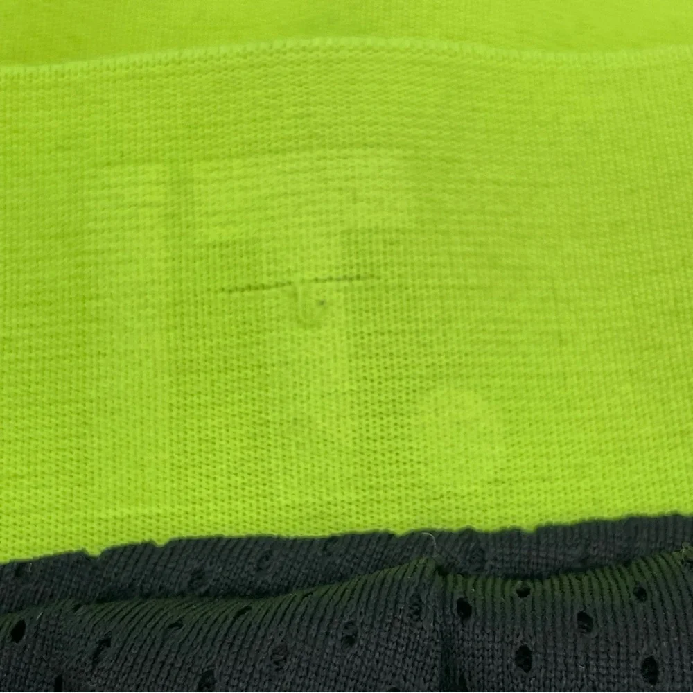 Nike Shorts Running Layers Black Neon Band Women Size‎ Small Fitted Mesh Stretch
